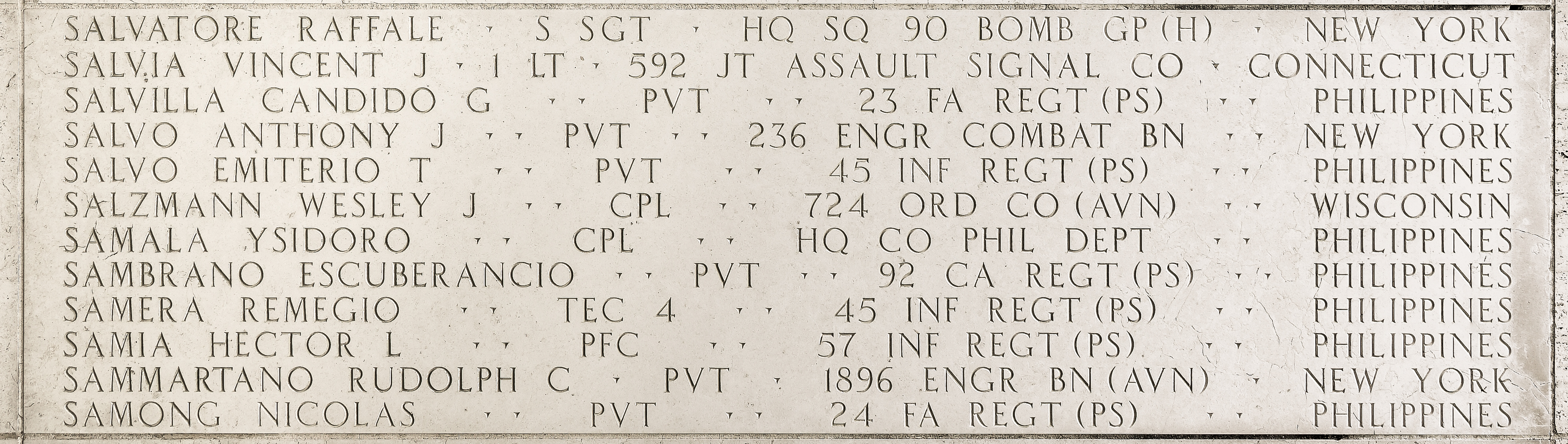 Rudolph C. Sammartano, Private